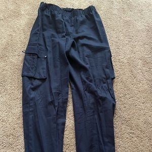 Navy blue cargo pants